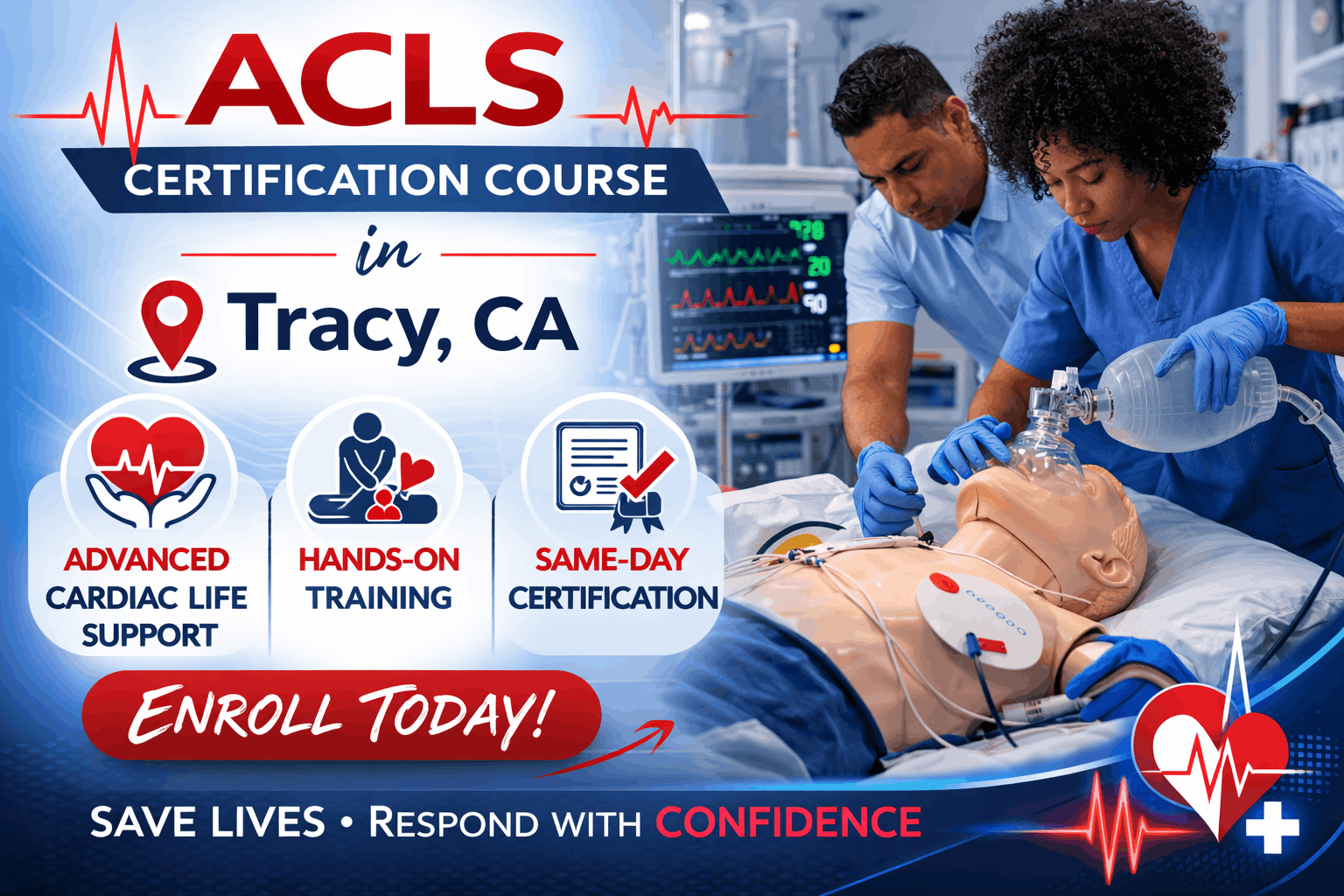 ACLS Certification Class in Tracy, CA