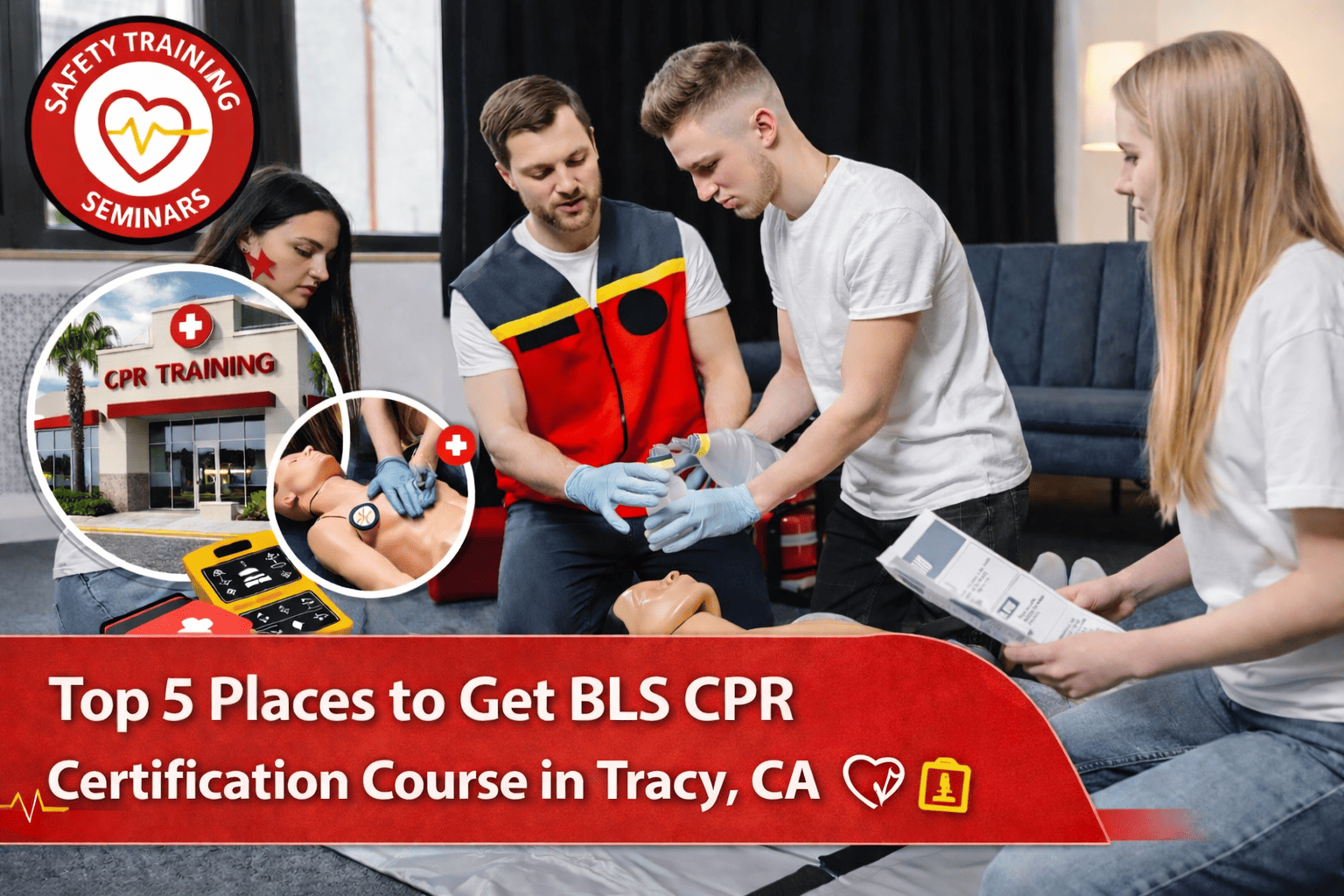 Top 5 Places to Find BLS CPR Certification Course in Tracy
