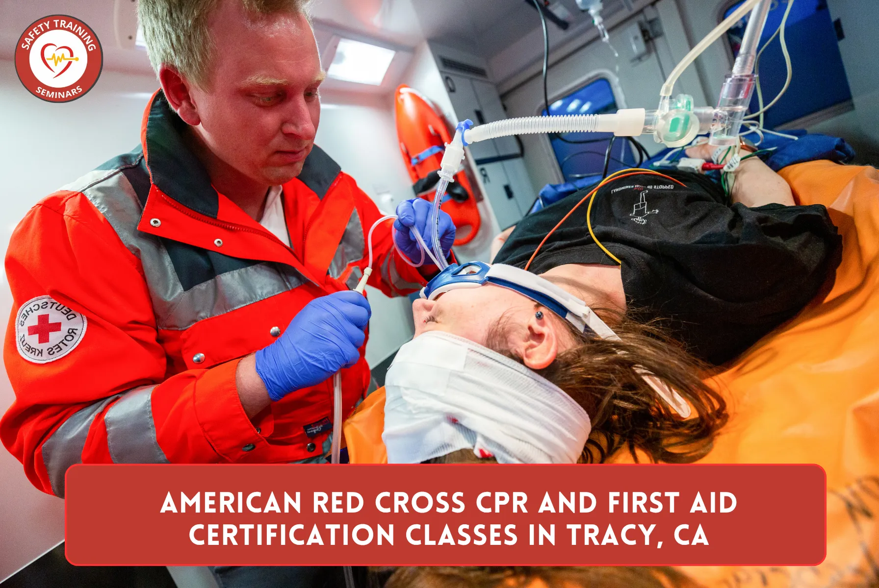 American Red Cross CPR and First Aid Certification Classes in Tracy, CA